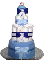 Diaper Cake Baby Boy Blue