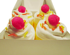 Onesie Cupcakes- 4 Pack