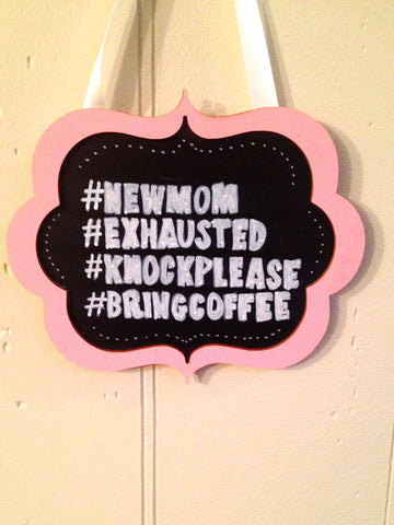 Doorbell Sign- #KNOCK