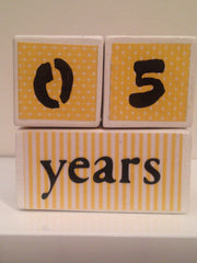 Nursery Photo Blocks- Sunshine