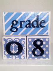 Nursery Photo Blocks- Baby Blue